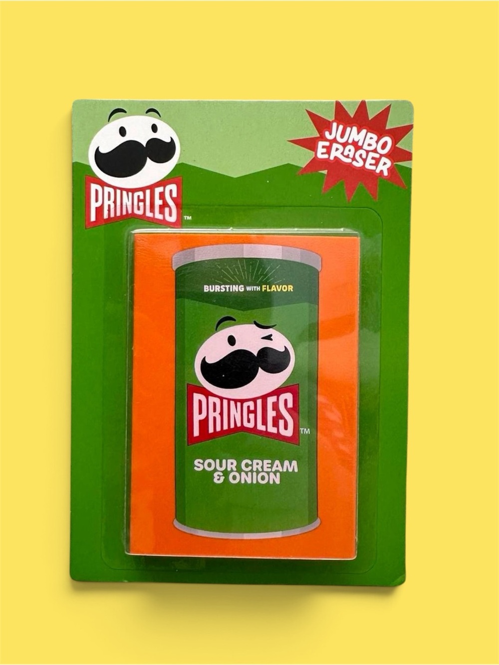 Pringles Sour Cream & Onion Jumbo Eraser School Supply Collectible Kelloggs